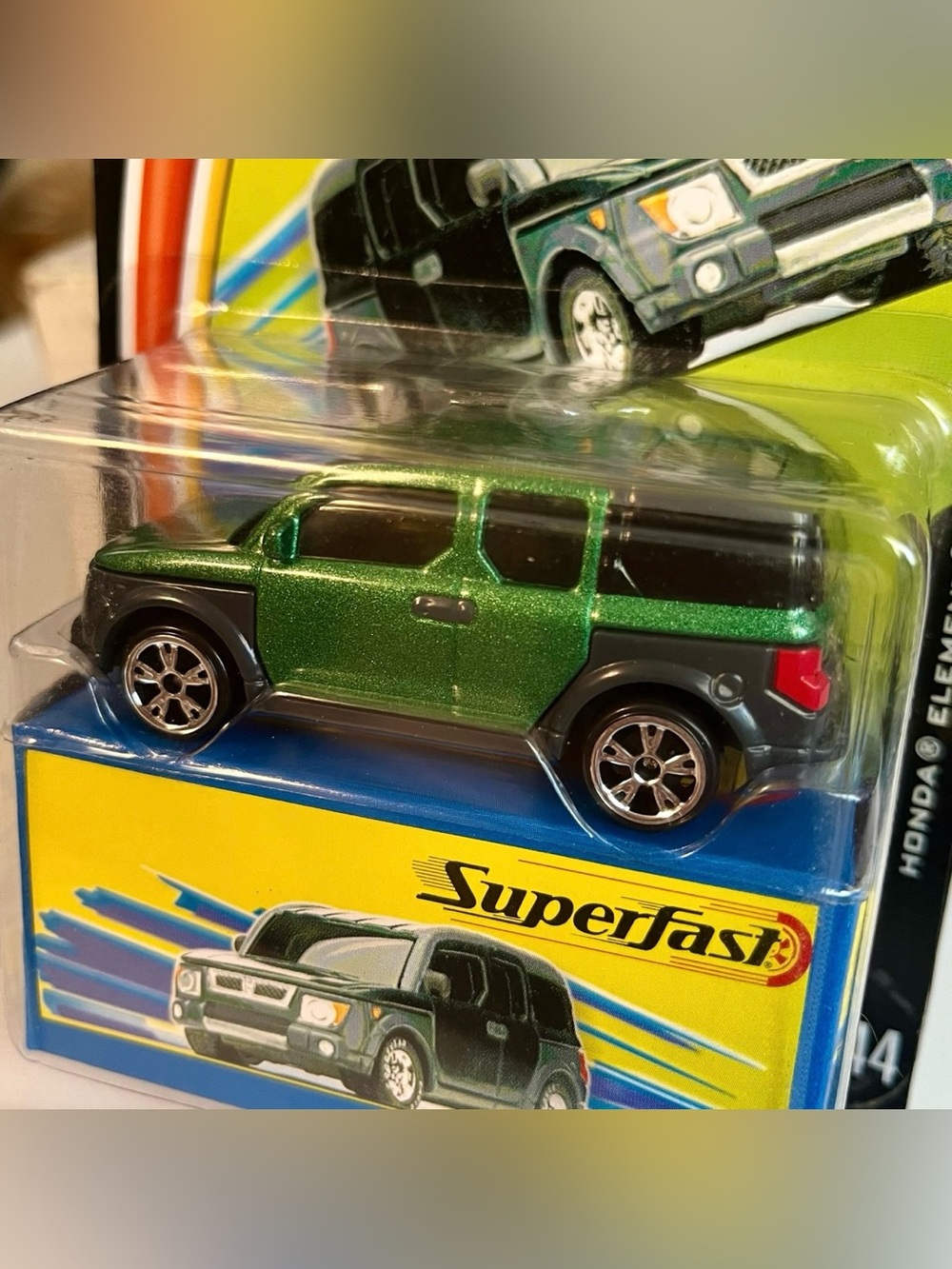 Matchbox Superfast Honda Element #44 Green Limited Edition 1 of 15,000